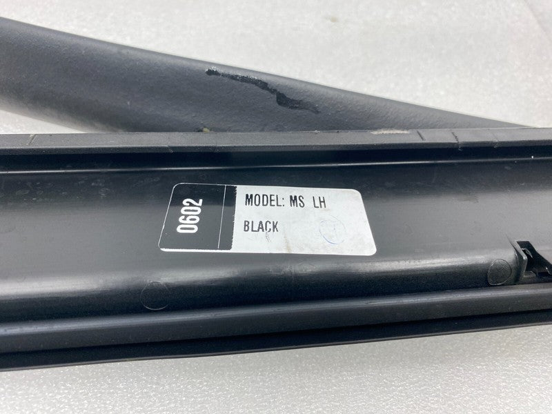 ⭕ 2012-2023 Tesla Model S Right Rocker Panel Scuff Plate Molding w/ Rubber Seal