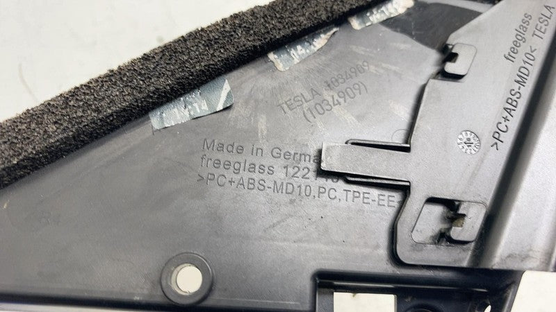 ⭕ 16-20 Model X MX Front Right Door Quarter Applique Corner Glass Cove