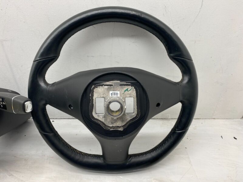 1036774-00-C ⭕12-20 Model S X Steering Wheel Leather w/ Wiper Turn Signal Switch 1036774-00-C