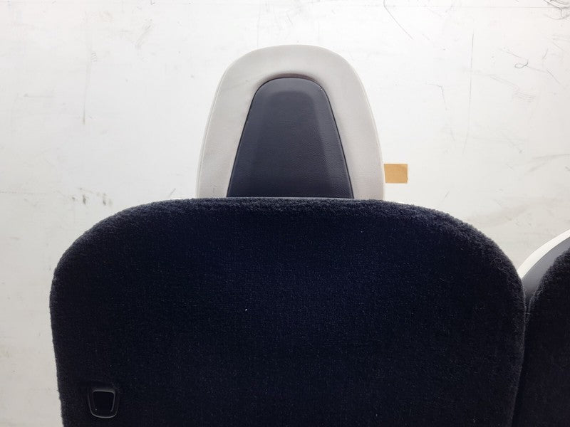 1090424-00-B ⭕ 2016-2020 Tesla Model X Rear 3rd Row Seat Upper Left & Right Cushion White OEM
