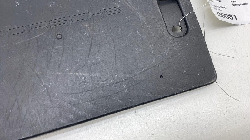 9Y0.807.287.BC ⭕ 2024 Porsche Cayenne License Plate Bracket Holder OEM 9Y0807287BC