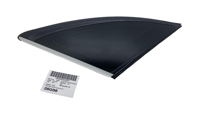 ⭕ 2014-2015 Mercedes-Benz B Electric Drive Rear Right Quarter Glass RH Blue 894