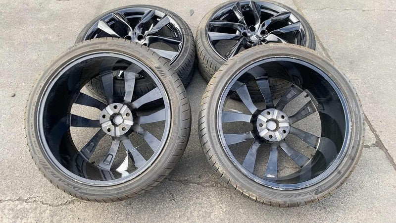 ⭕ 16-20 Model S Wheel Rim Front 21x9.0 Arachnid Rear 21x8.5 w/ Tire 24