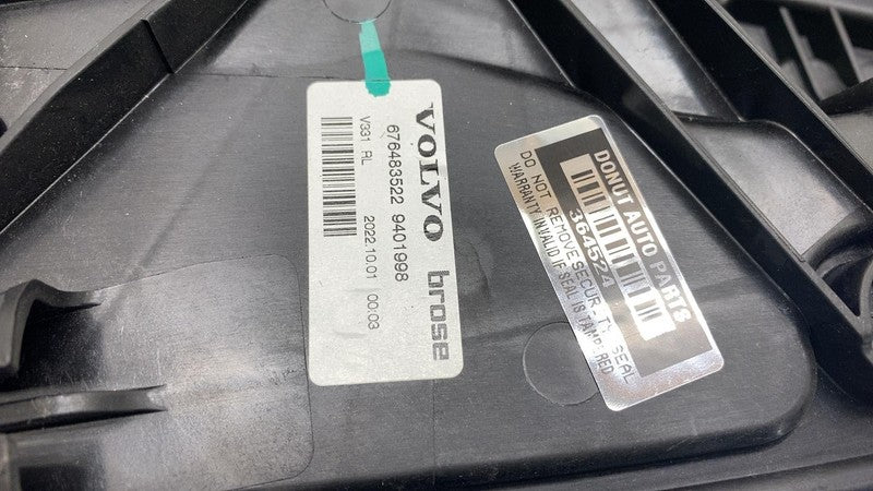 9401998 ⭕ 2021-2023 Polestar 2 PS2 Rear Left Door Window Regulator & Carrier OEM 9401998