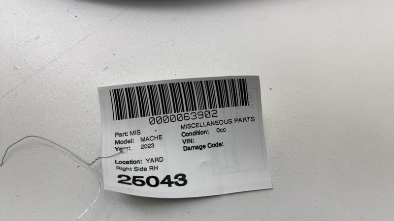 ⭕ 21-24 Mustang Mach-E Rear Passenger Right Door Body Weatherstrip Rubber Seal