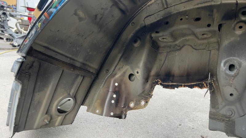 ⭕ 17-20 Tesla Model 3 Rear Right Quarter Panel Structural Frame Cut Black PBSB