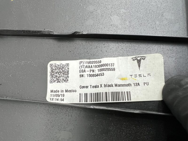 2012-2020 Tesla Model S Dashboard Instrument Panel Dash Trim Cover Black Assy