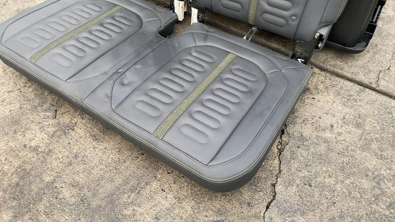 2022-2026 Rivian R1S Rear Left & Right 3rd Row Seat Cushion Black Mountain Green