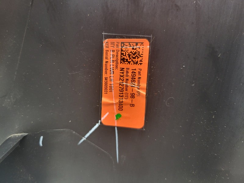 149462398B ⭕2020-2023 Model Y Driver Side B-Pillar Lower Trim Cover Panel Left 1494623-98-B