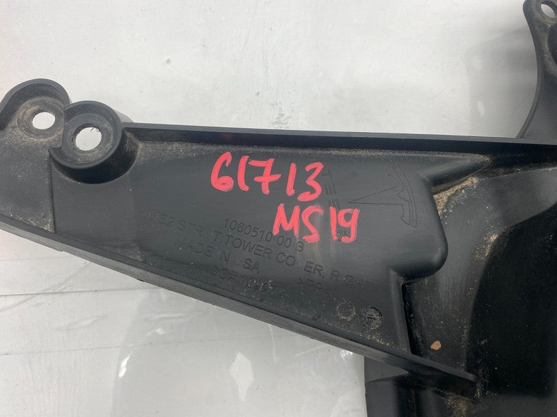 1060510-00-B ⭕ 16-20 Tesla Model S Front Right Underhood Shock Tower Cover Trim 1060510-00-B