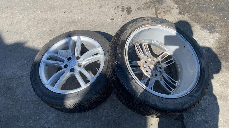 ⭕ 12-15 Model S PAIR Wheel Rim 19x8.0+40mm + Michelin Tire 245/45R19 6