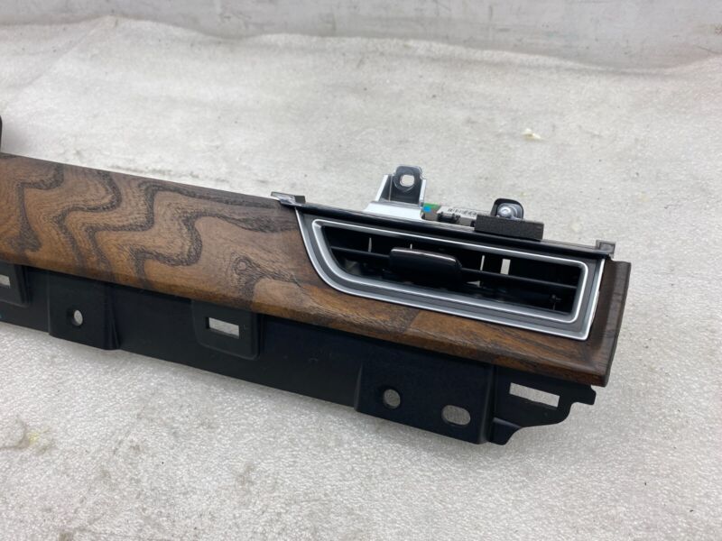1007821-00-D 2012-2021 Tesla Model S SET of Dash A/C Air Vent Dashboard Trim Cover Woodgrain