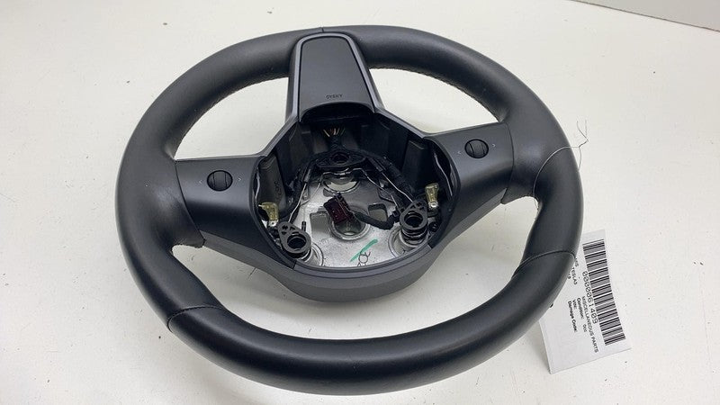 110532469F ⭕ 2017-2020 Tesla Model 3 M3 Steering Wheel Leather Black Assembly 1105324-69-F