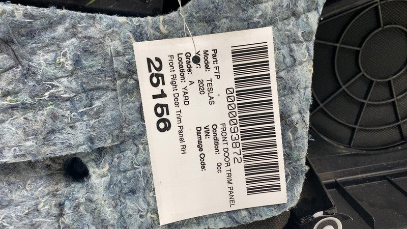 ⭕ 2016-2020 Model S Front Passenger Right Interior Door Panel Trim Car