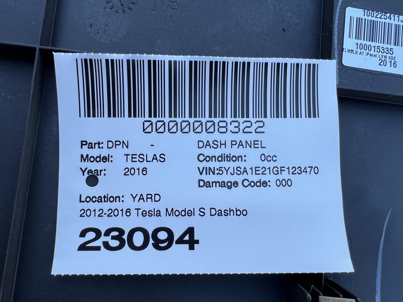 ⭕ 12-16 Model S MS Dashboard Instrument Panel Dash Trim Cover Black 10