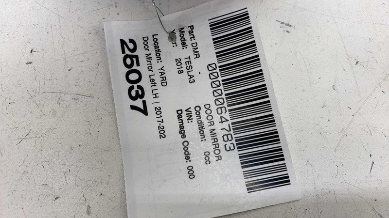 ⭕ 2017-2020 Tesla Model 3 Front Left Exterior Rear View Door Mirror LH Gray PMNG
