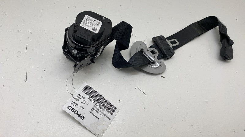108127901H ⭕ 2017-2023 Tesla Model 3 Front Right 1st Row Seat Belt & Retractor 1081279-01-H