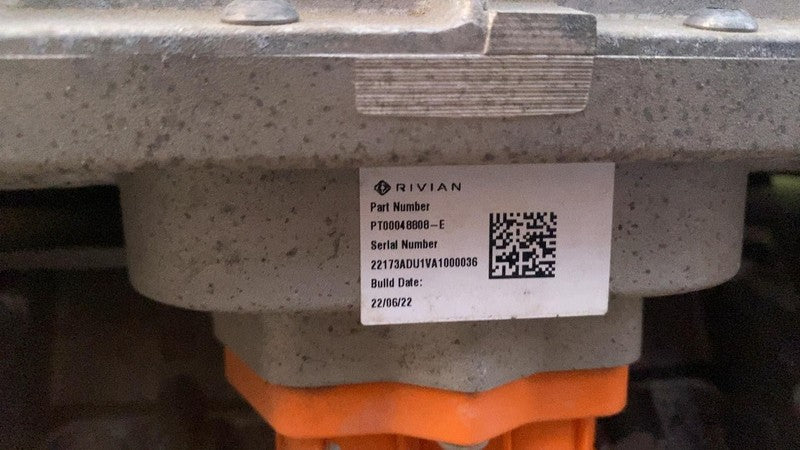 ⭕ 22-24 Rivian EDV 700 R1T R1S Engine Front Drive Unit Quad Motor PT00