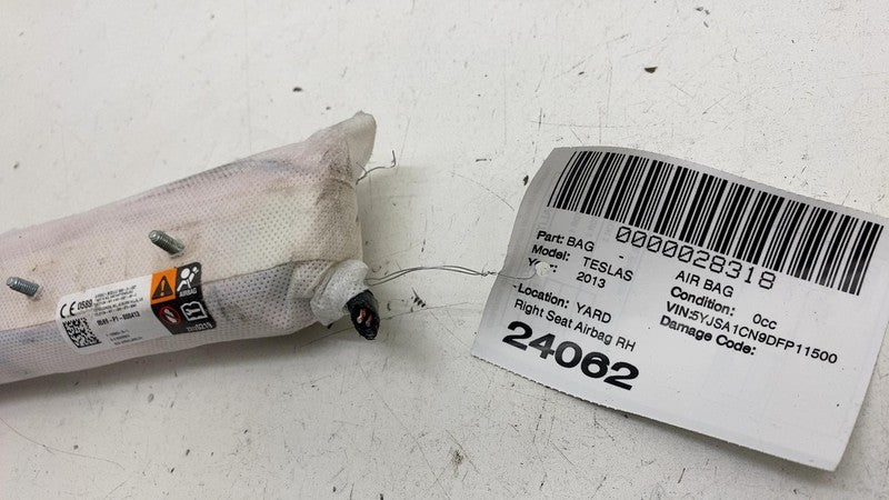 ⭕ 2012-2017 Tesla Model S MS Front Passenger Side Seat Airbag Right 10