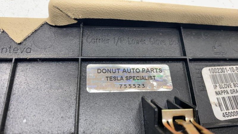 ⭕ 12-20 Model S X Lower Glove Box Compartment Trim Cover Dash Panel 10