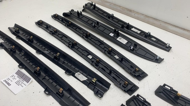 16-20 Model X Falcon Door Mid Gaphider Interior Trim+Sunvisor Bezel 10