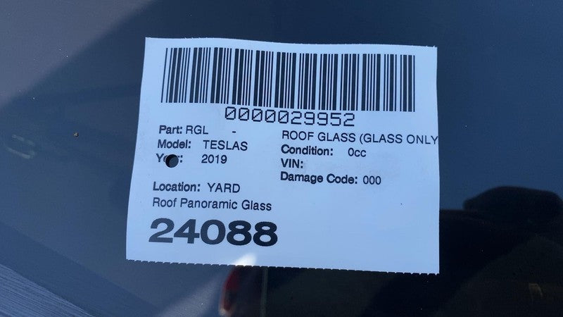 ⭕ 2016-2020 Tesla Model S MS roof Panoramic Sunroof Fixed Glass 103276