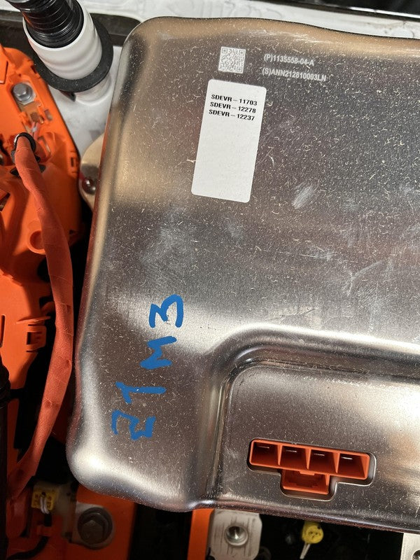 1135558-04-A 2022-2023 Tesla Model 3 Y Power Conversion System Onboard Charger Penthouse Assy