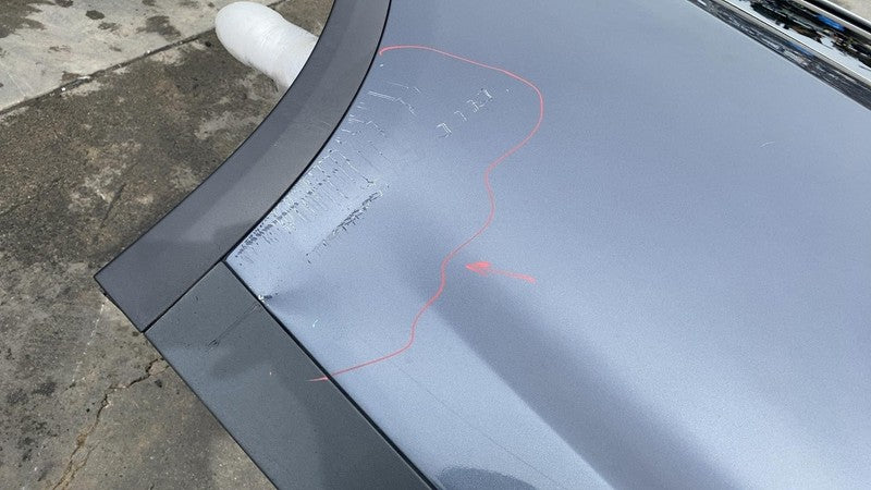 1028791-00-K ⭕16-23 Tesla Model X Rear Passenger Side Falcon Door Shell Panel Right Gray PMNG