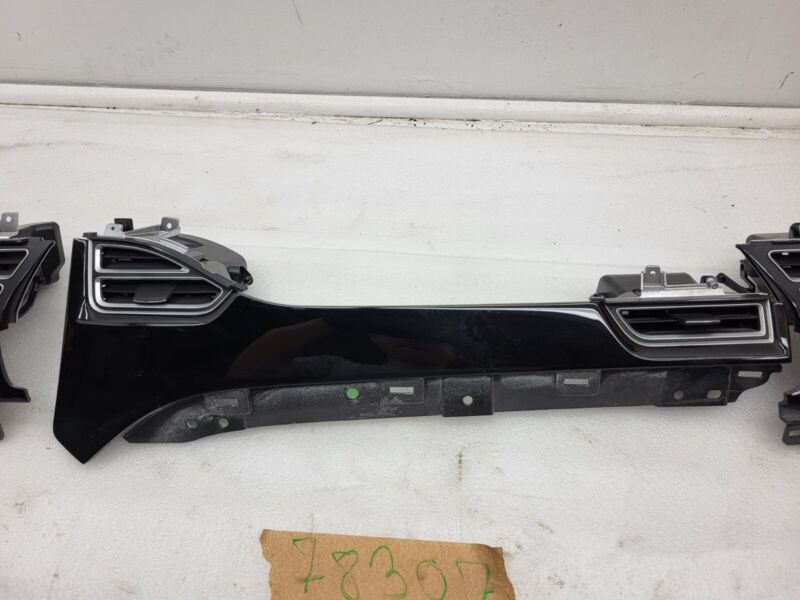 2012-2015 Tesla Model S MS SET of Dash A/C Air Vent Outlet Dashboard Trim Panel