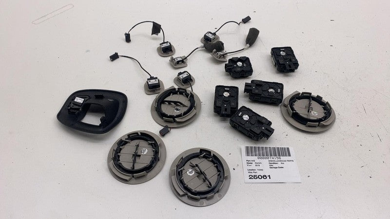 8T0881608D ⭕17-24 Chrysler Pacifica SET of Roof Dome Light + Noise Reduction Mic + Air Vent