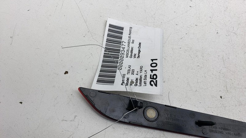 ⭕ 17-23 Tesla Model 3 Rear Driver Side Bumper Light Reflector Lamp Lef