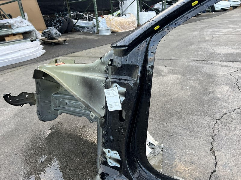 2017-2023 Tesla Model 3 Front Left Apron Frame Rail Structural Cut Black - PBSB
