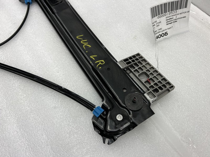 P11-C67030-04 ⭕ 22-24 Lucid Air Rear Left Driver Window Regulator & Motor Assy P11-C67030-04