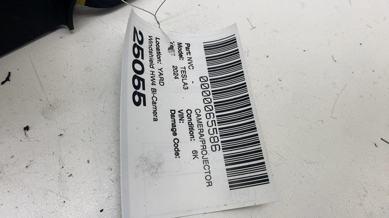 176285200F ⭕ 24-25 Tesla Model 3 Front Hw4 Bi-Camera w/ Interior Rear View Mirror & Cable