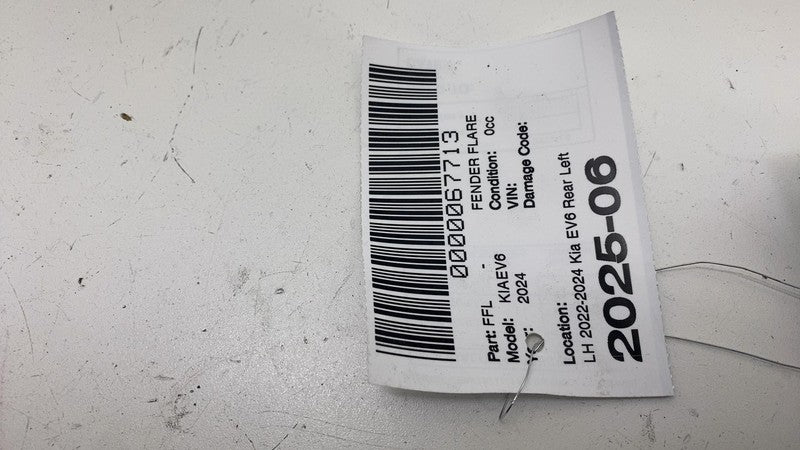 87743CV000 ⭕ 22-24 Kia EV6 Rear Left Quarter Arch Fender Flare Garnish Molding 87743-CV000
