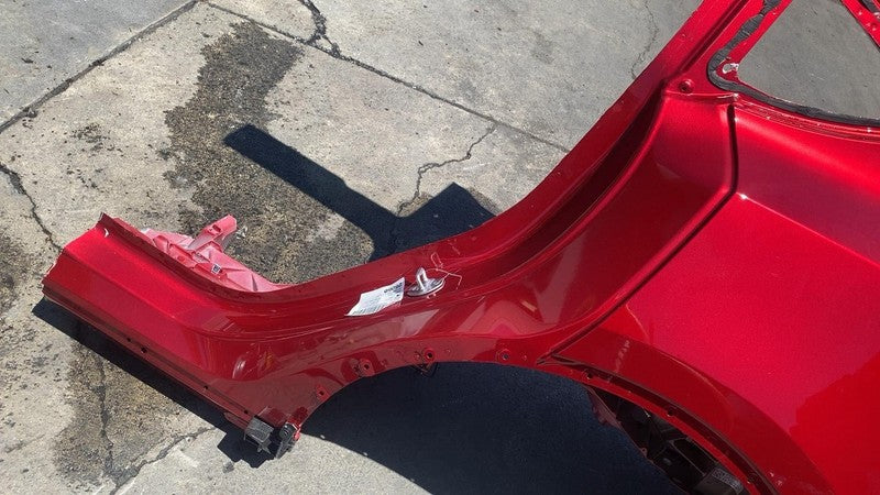 ⭕ 2020-2024 Tesla Model Y Rear Left Quarter Panel Structural Cutout LH Red PR01