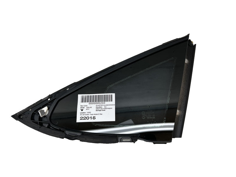 1047192-00-A ⭕ 2012-2021 Tesla Model S Rear Passenger Right Quarter Window Glass 1047192-00-A