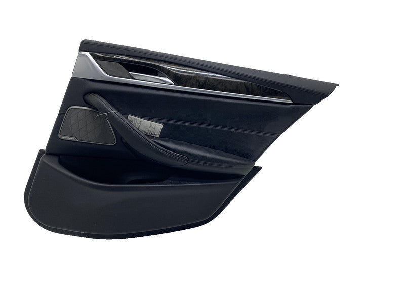 ⭕ 2017-2023 BMW 540i Rear Right Side Interior Door Panel Trim Card Bla