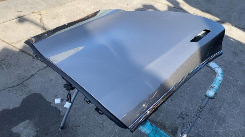 2012-2015 Tesla Model S Rear Passenger Side Door Shell Panel Right RH Brown PPTI
