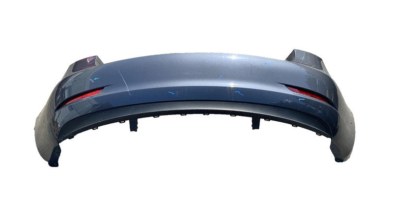 ⭕ 2023 Tesla Model 3 M3 Rear Bumper Cover Assy (No Park Sensor) Gray -