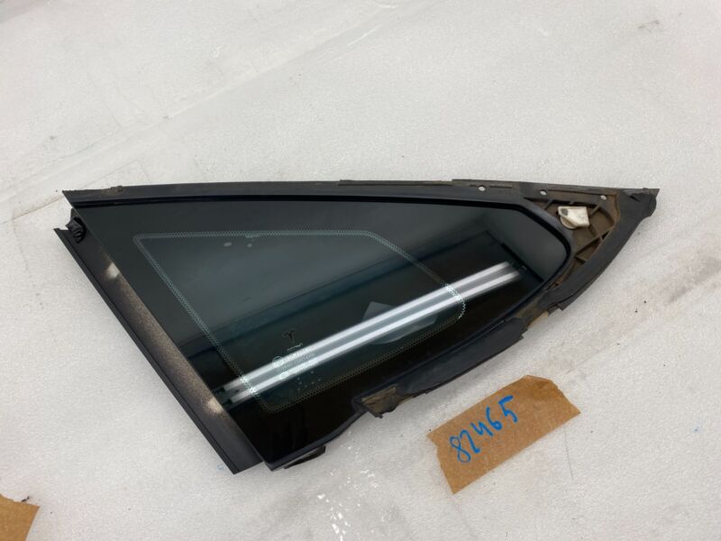 E6 43R-008010 2012-2020 Tesla Model S MS Rear Driver Side Quarter Fixed Glass Left LH Assembly