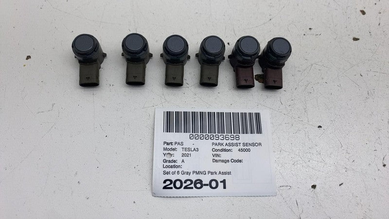 ⭕ 2017-2023 Tesla Model 3 Set of 6 Bumper Parking Assist Sensor OEM 11