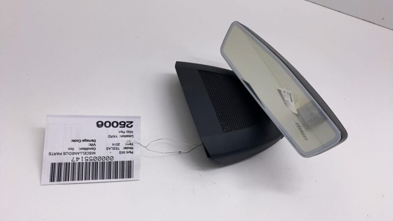 1038482 00 E 2012-2020 Tesla Model S Front Interior Rear View Mirror w/ Auto Pilot Monocamera