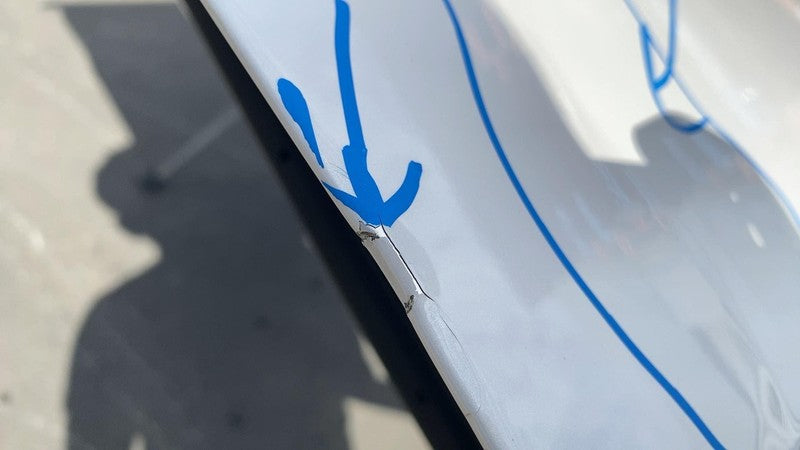 ⭕ 2015-2020 Ford F-150 Crew Cab Front Right Door Shell Panel Lead Foot White OEM