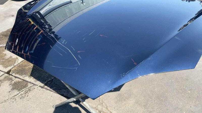 ⭕2012-2015 Tesla Model S MS Front Bonnet Hood Shell Panel Assembly OEM Blue PMMB