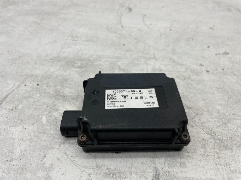 1005371 00 B 12-20 Model S X Homelink Computer Garage Door Opener Control Module 1005371-00-B