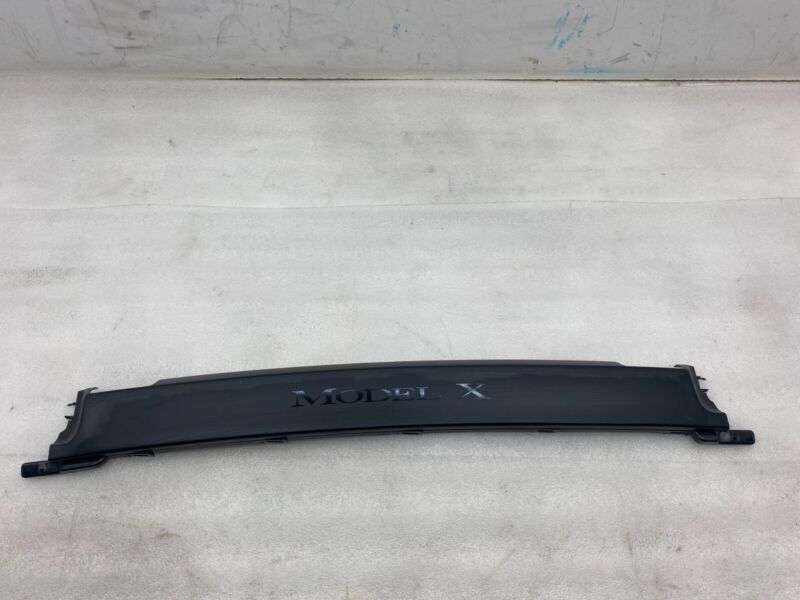 1058414 00 2015-2021 Tesla Model X Rear Passenger RH Falcon Door Top Trim Panel Right OEM