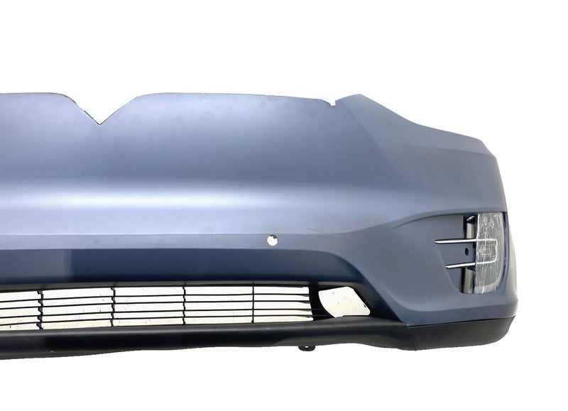 1091879-S0-A ⭕16-20 Tesla Model X Front Bumper Cover w/ Foglight Primed Assembly 1091879-S0-A