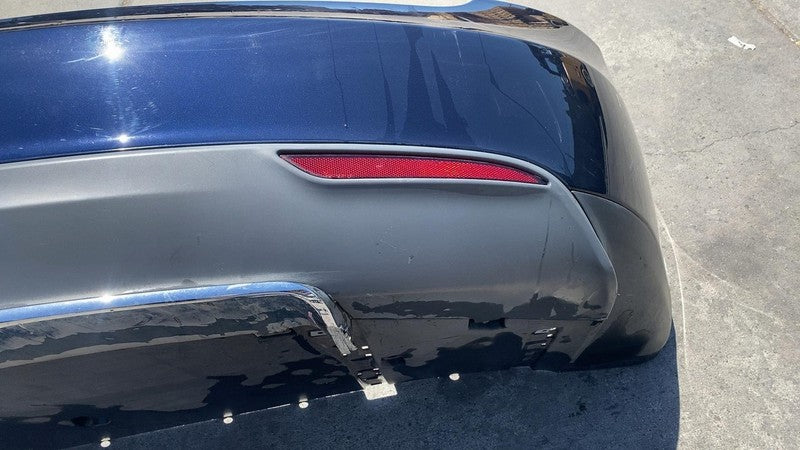 ⭕ 2012 2013 2014 2015 Tesla Model S MS Rear Bumper Cover Assembly Blue - PMMB