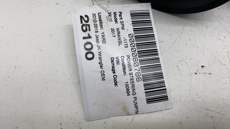 05154400AC ⭕ 2012-2018 Jeep Wrangler Engine Power Steering Pump Pulley Actuator 05154400AC